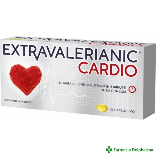 Extravalerianic Cardio x 30 caps. moi, Biofarm