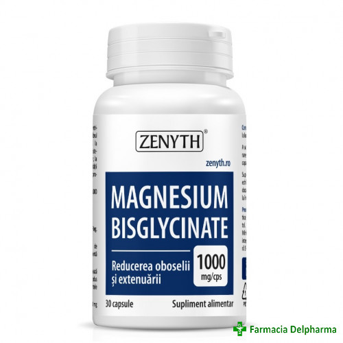 Magnesium Bisglycinate 1000 mg x 30 caps., Zenyth