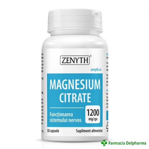 Magnesium Citrate x 30 caps., Zenyth