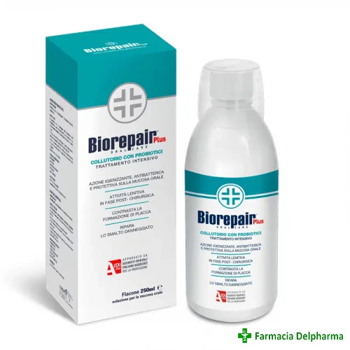 Apa de gura cu probiotice Biorepair Plus x 250 ml, Coswell