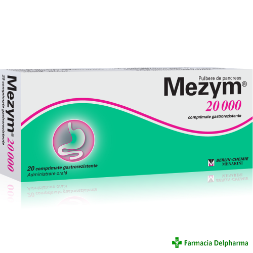 Mezym 20000 x 20 compr., Berlin-Chemie