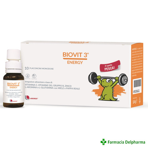 Biovit 3 Energy 10 flacoane x 10 ml, Uriach