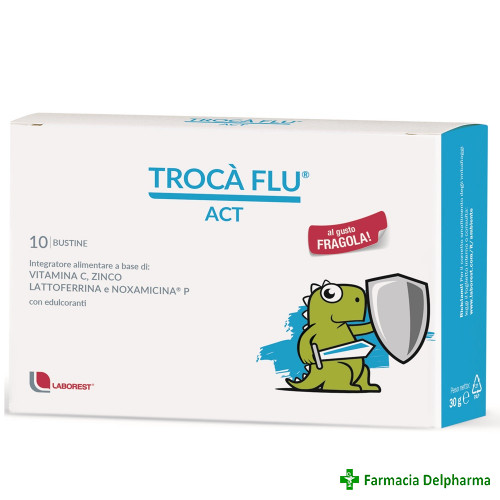 Troca Flu Act x 10 plicuri, Uriach