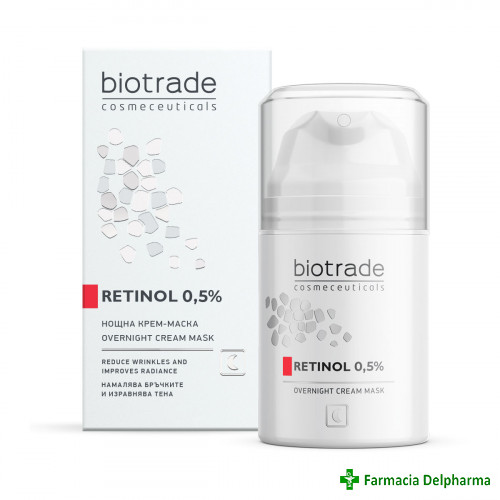 Crema masca de noapte Retinol 0.5% x 50 ml, Biotrade