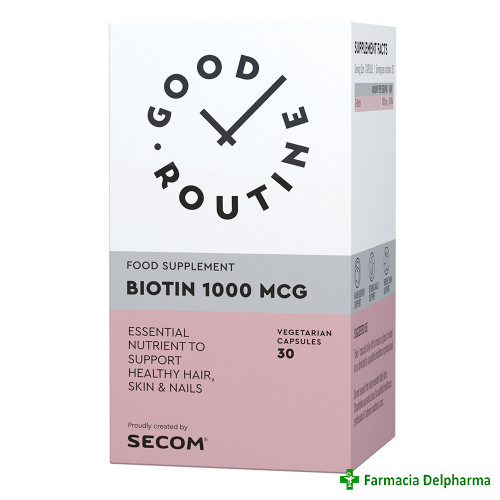 Biotin 1000 mcg Good Routine x 30 caps., Secom