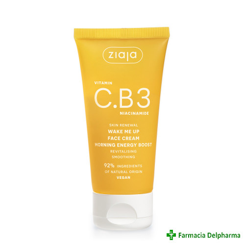 Crema de zi "Wake-Me-Up" (Vitamin C.B3 Niacinamide) x 50 ml, Ziaja