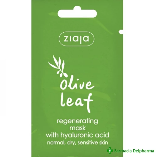 Masca ten regeneranta cu acid hialuronic (Olive Leaf) x 7 ml, Ziaja