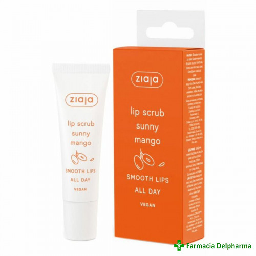 Scrub pentru buze cu mango (Lip Care) x 12 ml, Ziaja