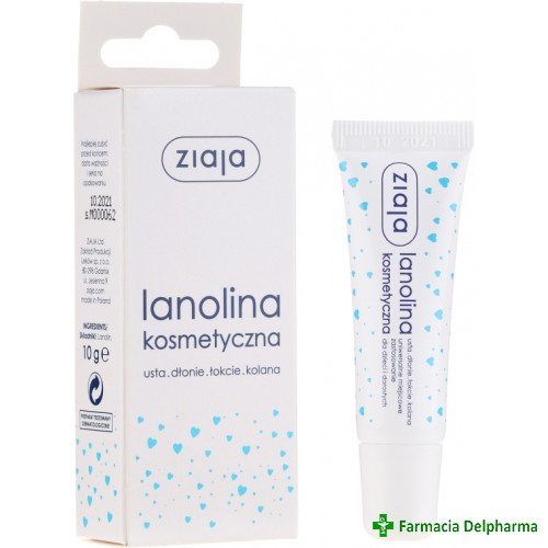 Lanolina pentru buze (Lip Care) x 10 g, Ziaja