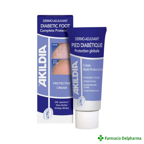 Akildia crema protectoare picior diabetic x 75 ml (ean: 9810)