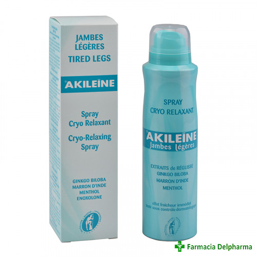 Akileine spray cryo-relaxant picioare obosite x 75 ml (ean: 0787)