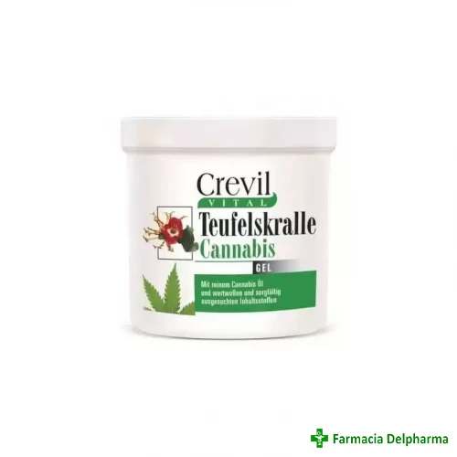 Gel Gheara Dracului + Cannabis x 250 ml, Crevil