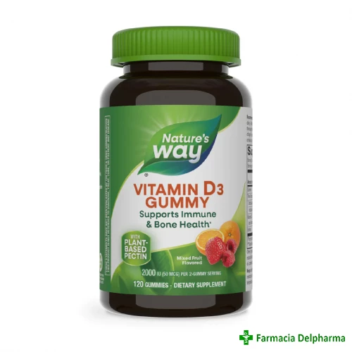 Vitamin D3 Gummy Nature's Way x 120 jeleuri, Secom