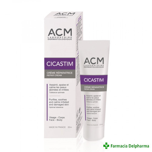 Crema reparatoare cicatrizanta Cicastim x 20 ml, ACM