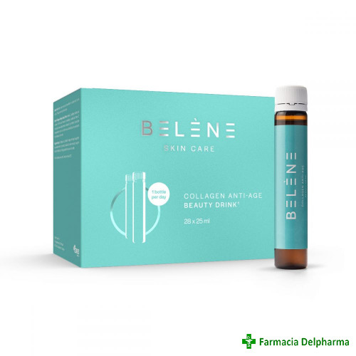 Belene skin care collagen anti-age beauty drink 28 flacoane x 25 ml