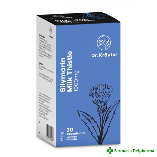 Silymarin Milk Thistle 1000 mg x 30 caps., Dr. Krauter