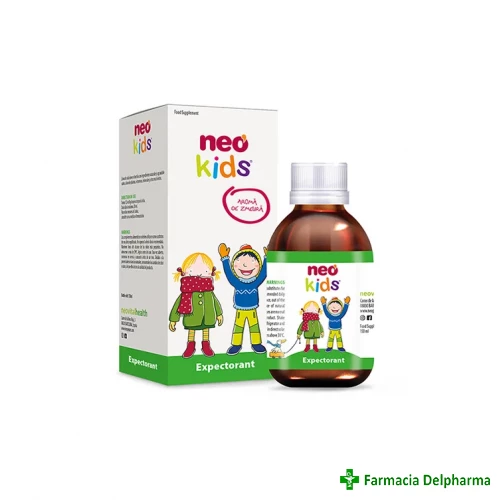 Neo Kids Expectorant cu aroma de zmeura sirop x 150 ml, Neovital Health