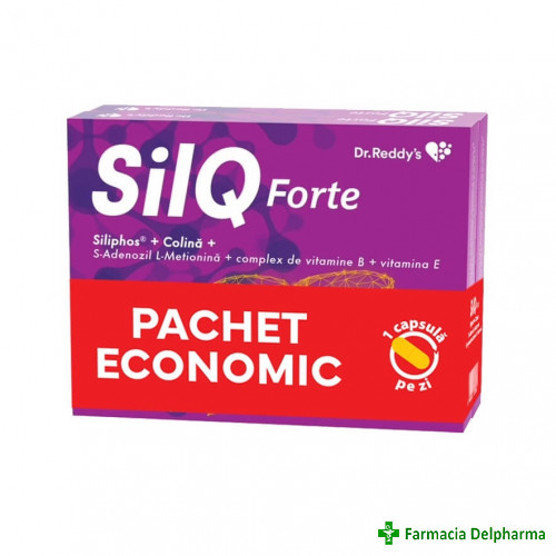 SilQ Forte x 15 caps.1+1 pachet economic, Dr. Reddy's