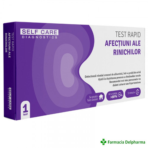 Test rapid afectiuni ale rinichilor x 1 buc., Self Care