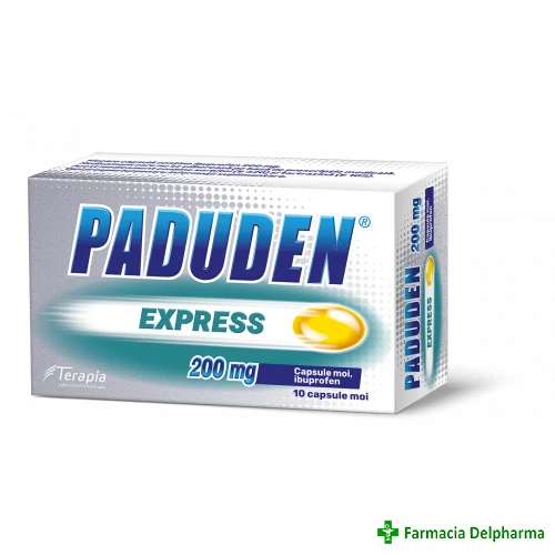 Paduden Express 200 mg x 10 caps. moi, Terapia
