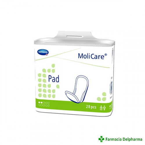 Tampoane absorbante pentru incontinenta urinara 2 picaturi MoliCare Pad x 28 buc., Hartmann