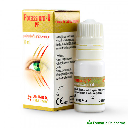 Potassium-U PF picaturi oftalmice x 10 ml, Unimed Pharma