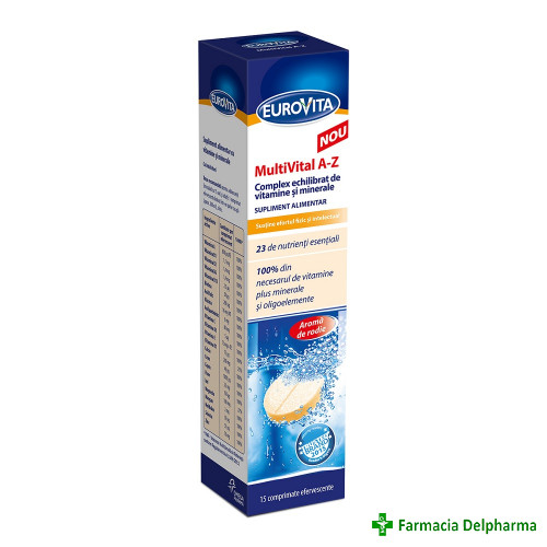 Eurovita MultiVital A-Z x 15 compr. eff., Perrigo