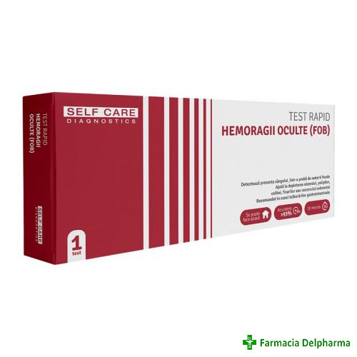 Test rapid hemoragii oculte (FOB) x 1 buc., Self Care