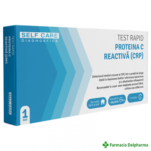 Test rapid proteina C reactiva (CRP) x 1 buc., Self Care