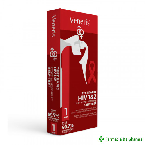 Test rapid pentru HIV 1&2 x 1 buc., Veneris