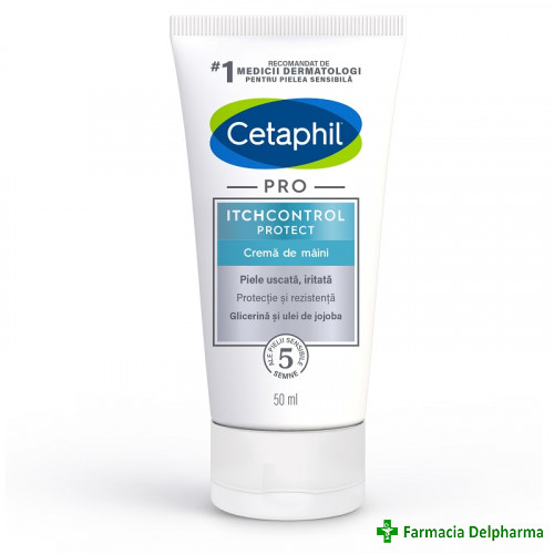 Crema de maini Cetaphil PRO ItchControl Protect x 50 ml, Galderma