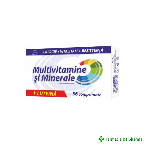 Multivitamine + Minerale + Luteina x 56 compr., Zdrovit