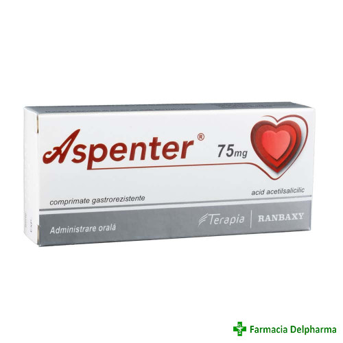 Aspenter 75 mg x 28 compr., Terapia