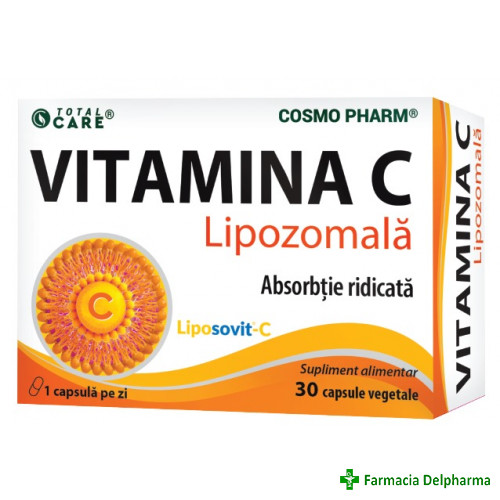Vitamina C lipozomala x 30 caps., Cosmopharm