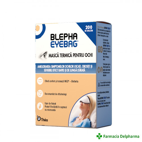 Masca termica reutilizabila pentru ochi Blepha EyeBag x 1 buc., Thea