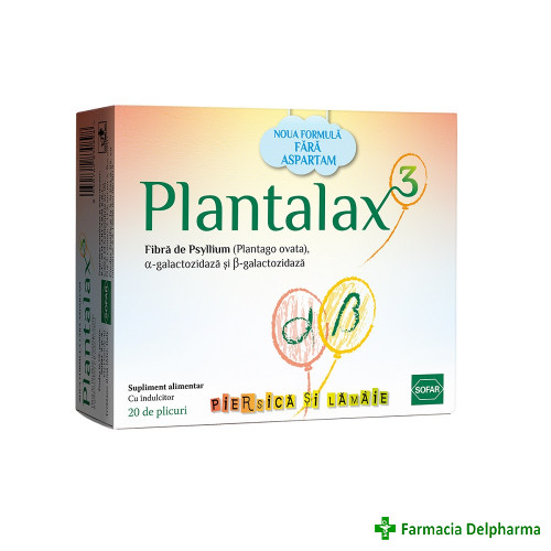Plantalax 3 x 20 plicuri