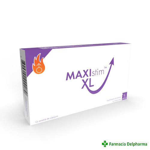 Maxistim XL x 5 plicuri, Naturpharma