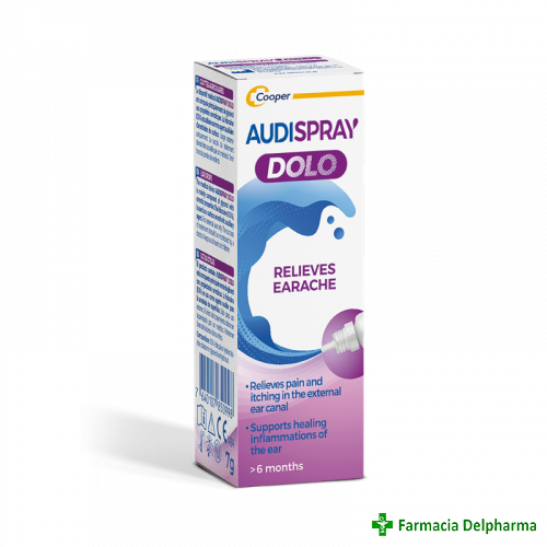 Audispray Dolo picaturi auriculare x 7 g, Cooper