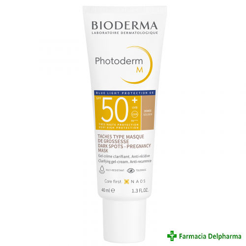 Photoderm M crema SPF 50+ deschis x 40 ml, Bioderma
