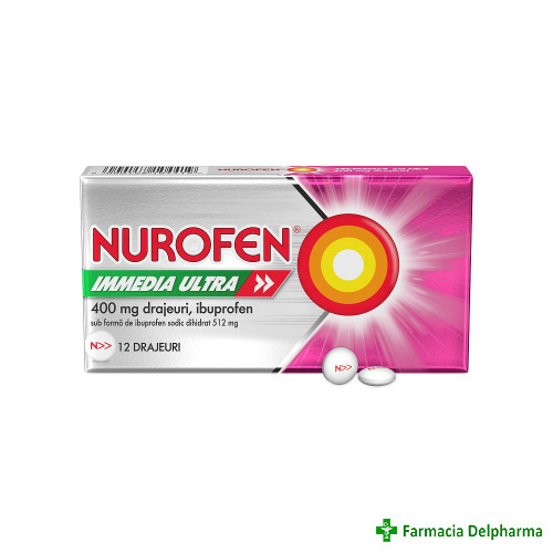 Nurofen Immedia Ultra 400 mg x 12 draj., Reckitt