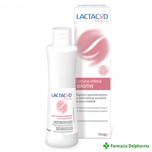 Lotiune igiena intima Sensitive Lactacyd x 250 ml, Perrigo