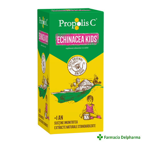 Propolis C + Echinacea kids sirop x 150 ml, Fiterman