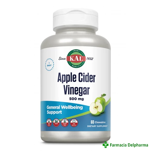 Apple Cider Vinegar Kal x 60 compr. mast., Secom