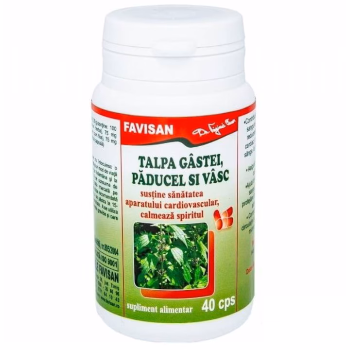 Talpa Gastei + Paducel + Vasc x 40 caps., Favisan