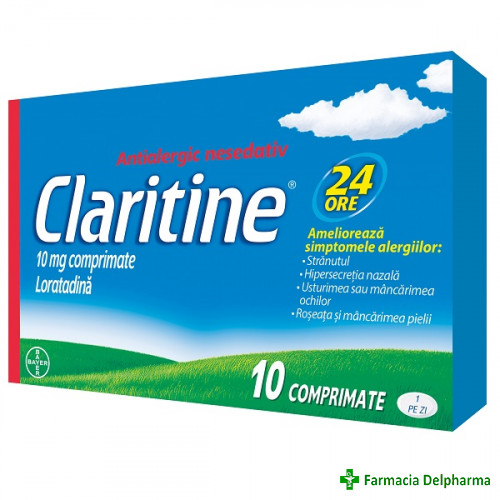 Claritine 10 mg x 10 compr., Bayer