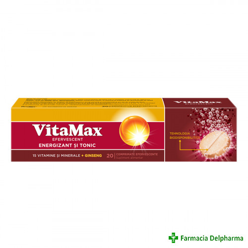 VitaMax Efervescent x 20 compr. eff., Perrigo (campanie VitaMax)