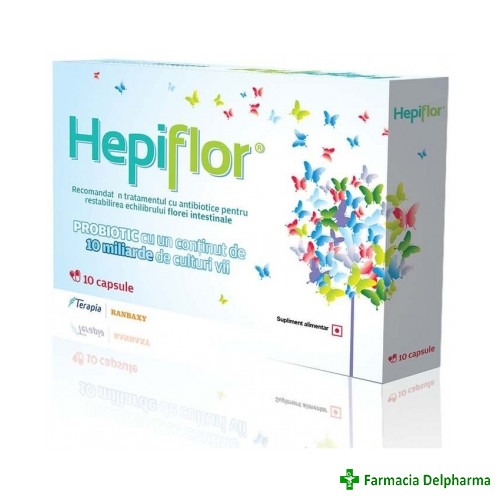 Hepiflor x 10 caps.