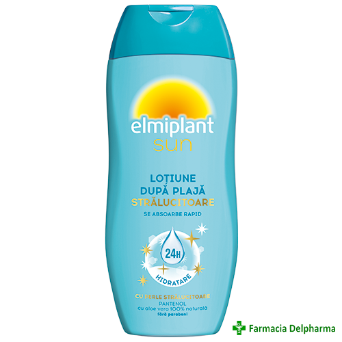 Lotiune dupa plaja stralucitoare x 200 ml, Elmiplant