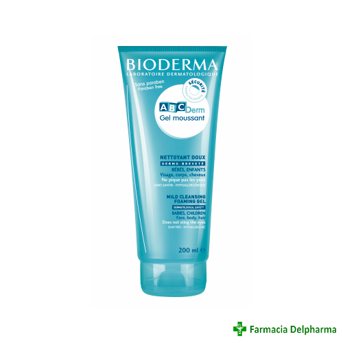 ABC Derm Gel spumant x 200 ml, Bioderma