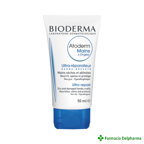 Atoderm Crema maini si unghii x 50 ml, Bioderma